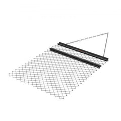 Drag Harrow, 4` x 5` ATV Chain Harrow, Q235 Steel UTV Tractor Attachments Field Drag Mat for Landscape Leveling or Sod Prepping, Towable Harrow Rake Grader for Gravel Driveway, Farm, Field