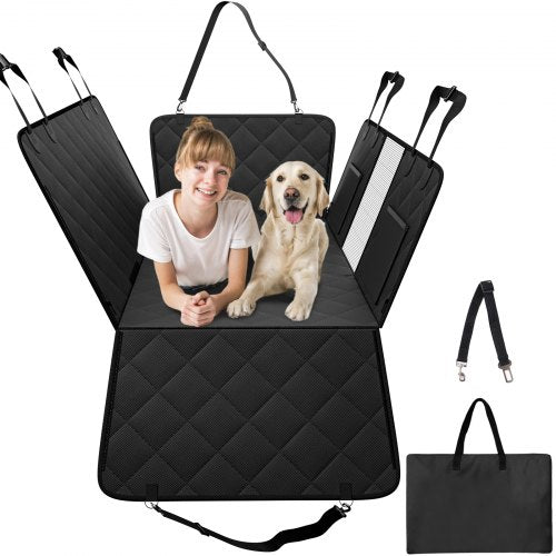 53 x 24.8 in Dog Car Seat Cover for Back Seat Waterproof 600D for Cars